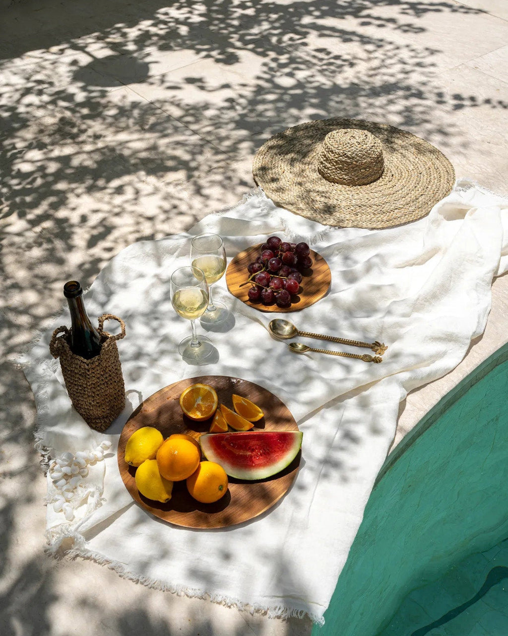 The teak root - Piatto rotondo - XL