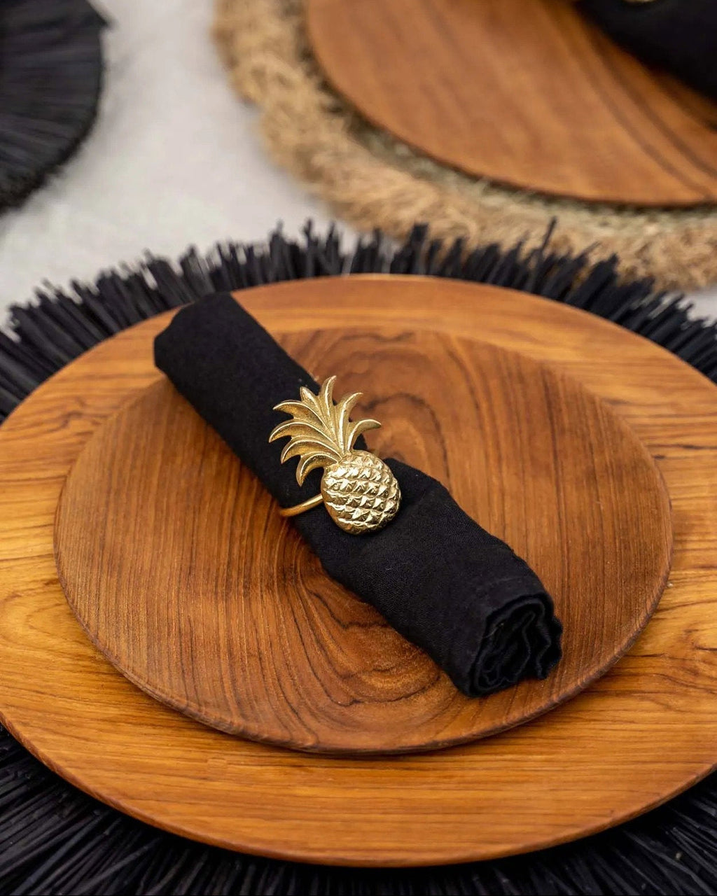 The teak root - Piatto rotondo - XL