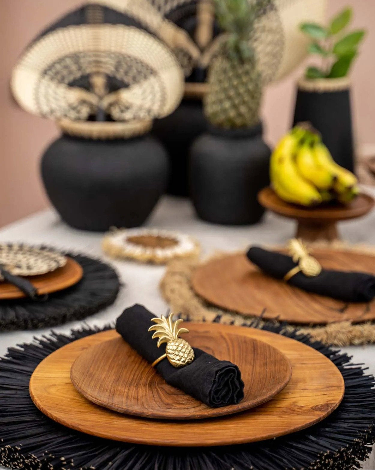 The teak root - Piatto rotondo - XL