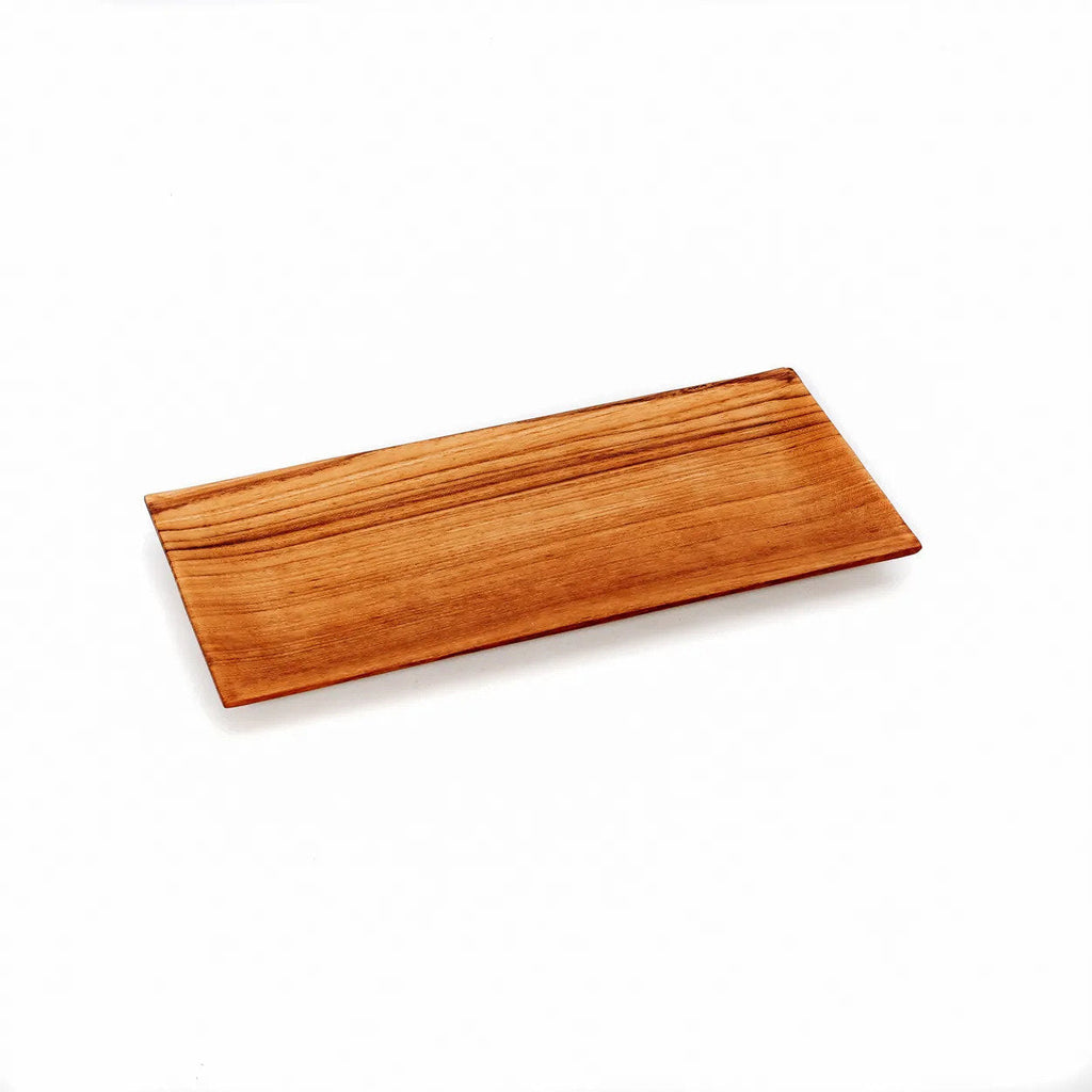 The teak root - Piatto per sushi in teak - S