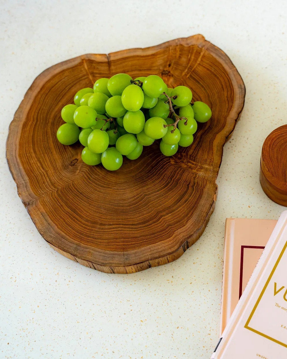 The teak root -tagliere in legno
