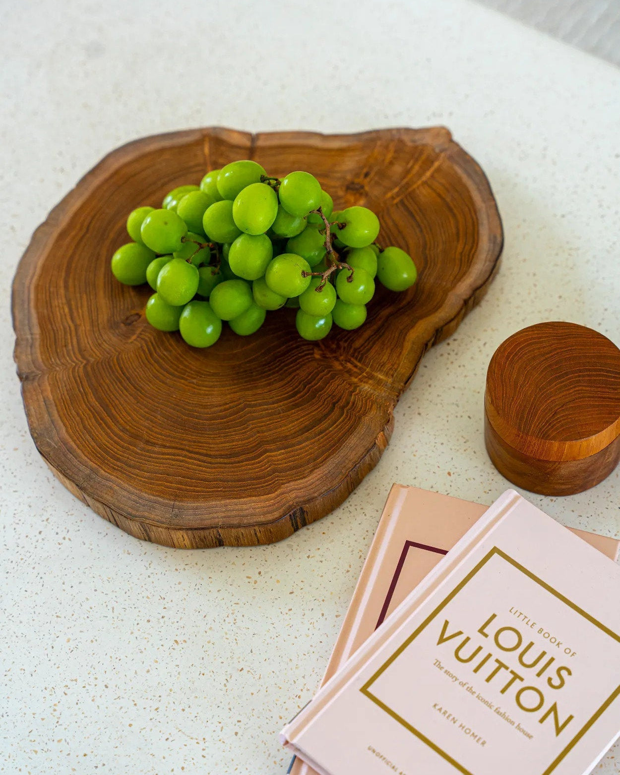 The teak root -tagliere in legno