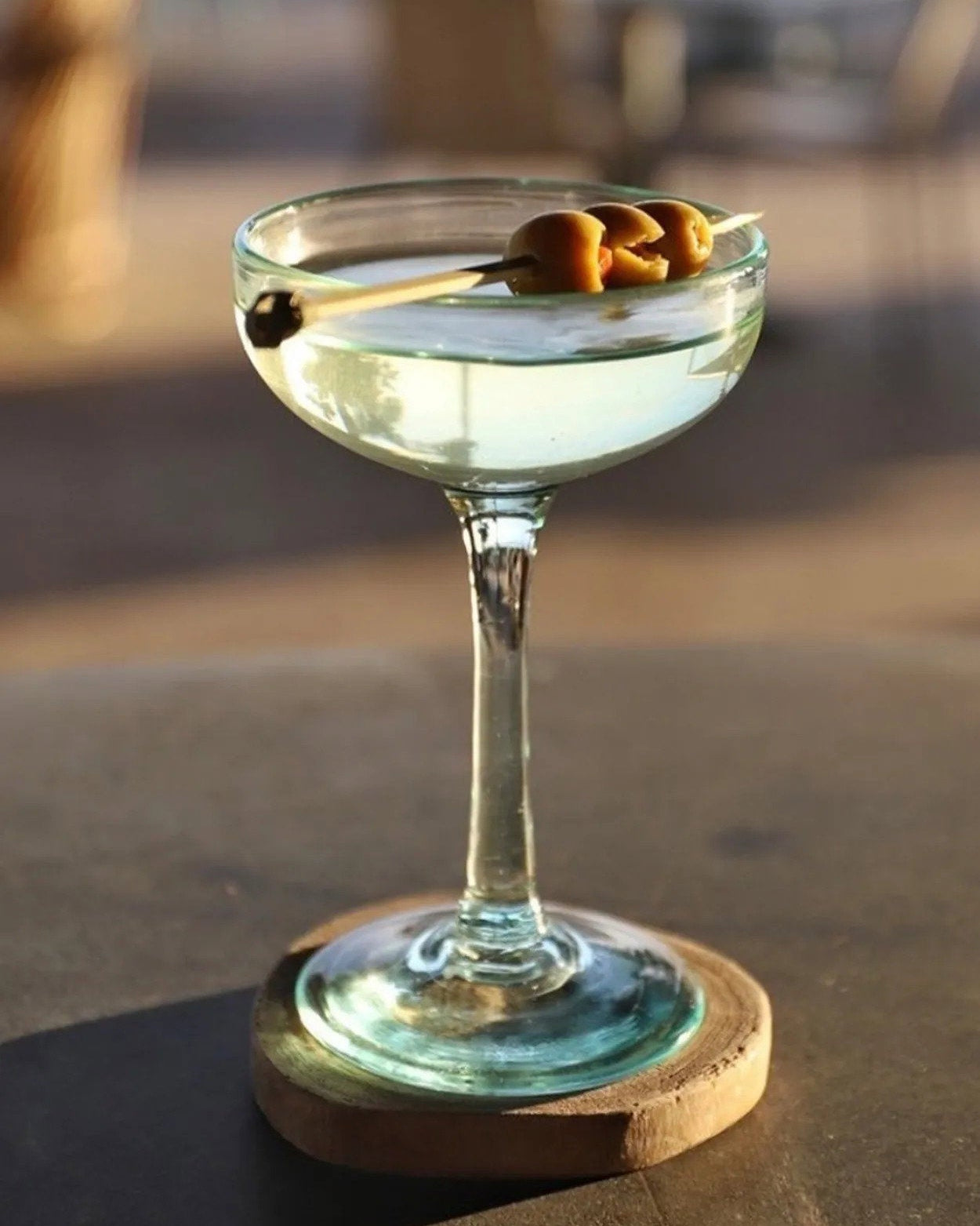 The Teak Root - Sottobicchiere in Teak Boho