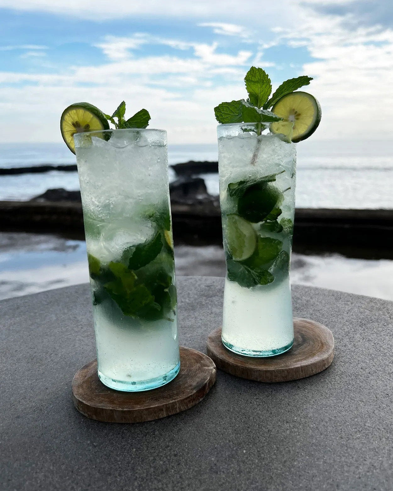 The Teak Root - Sottobicchiere in Teak Boho