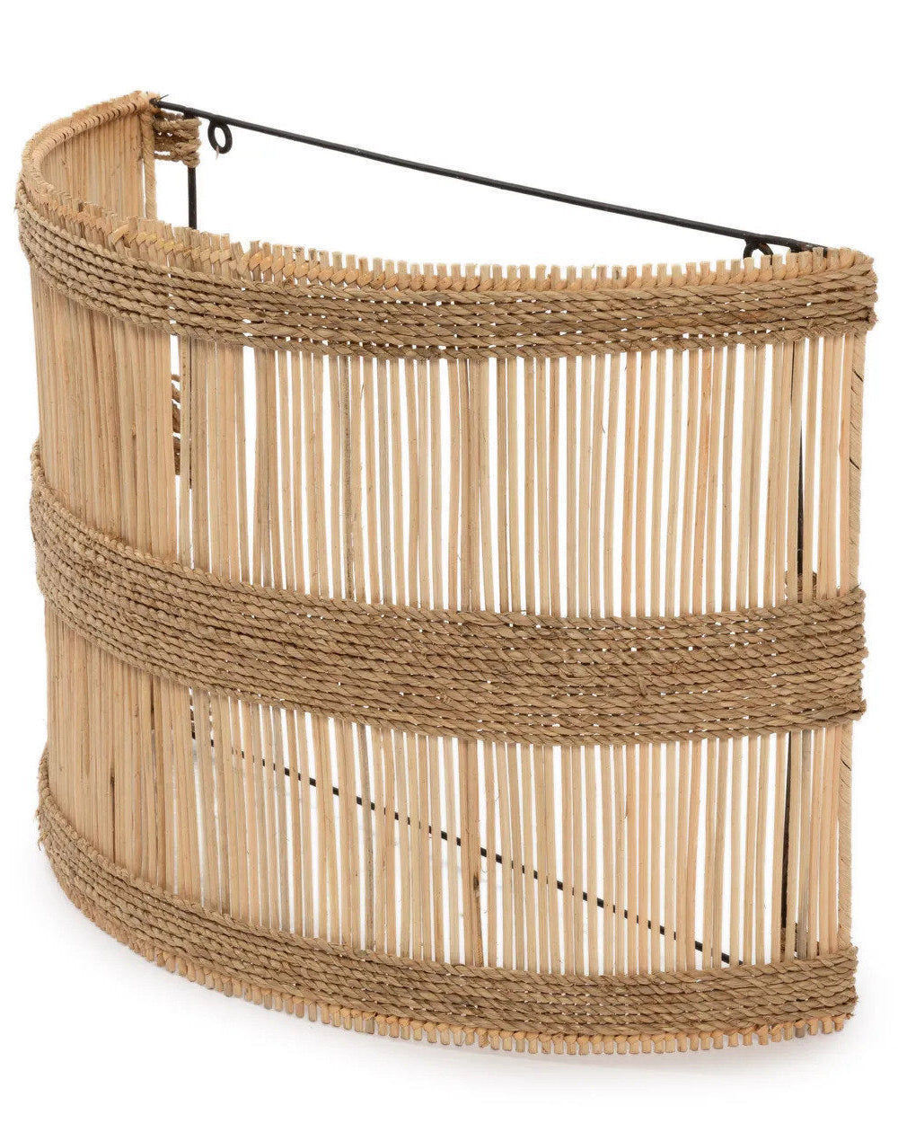 Doedoe M - Paralume per lampada da parete, rattan