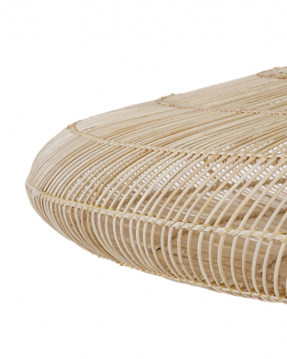 Macaron L - Maxi paralume per lampada a sospensione in rattan