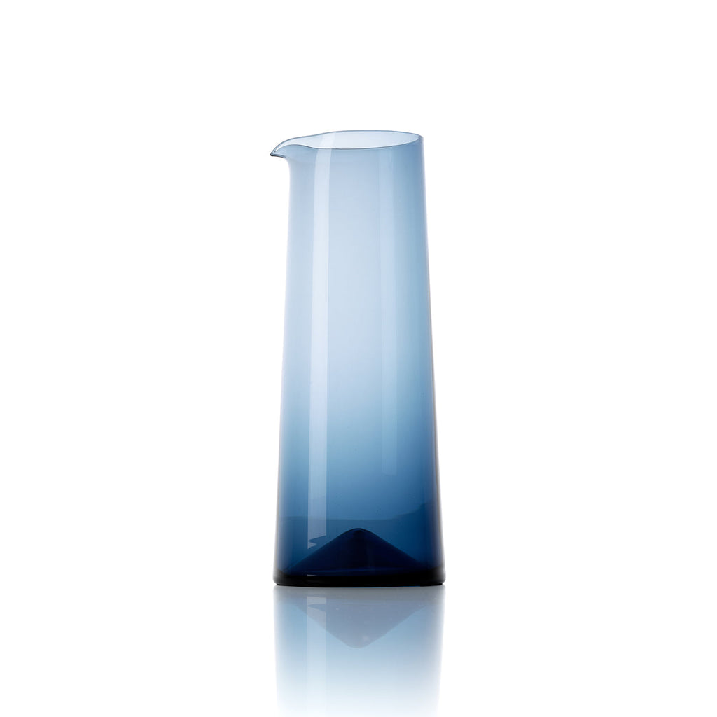 Azure - Caraffa azzurra in vetro riciclato