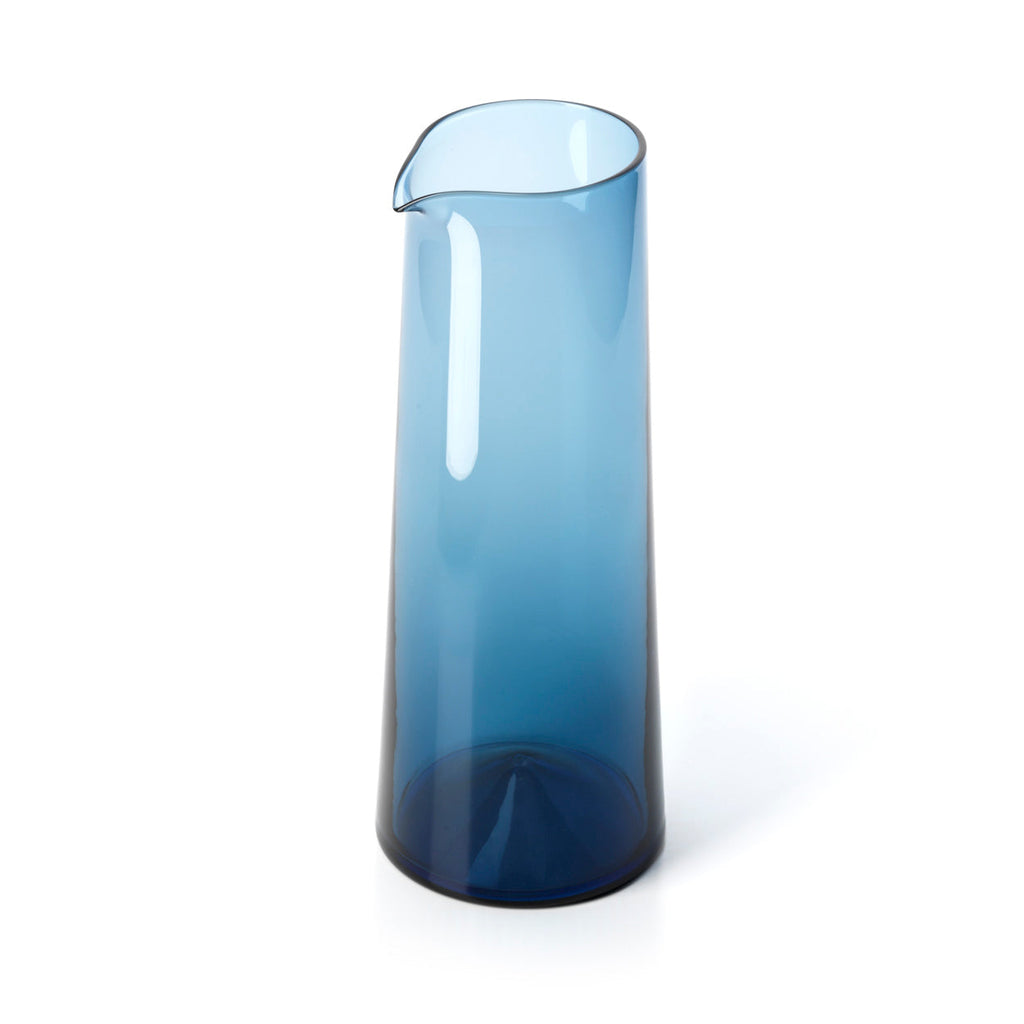 Azure - Caraffa azzurra in vetro riciclato