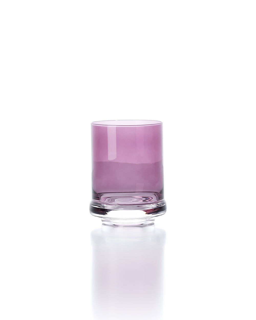 DOF - Bicchiere in vetro riciclato viola