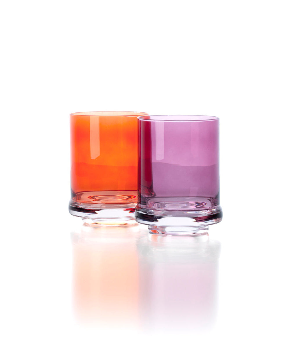 DOF - Bicchiere in vetro riciclato viola