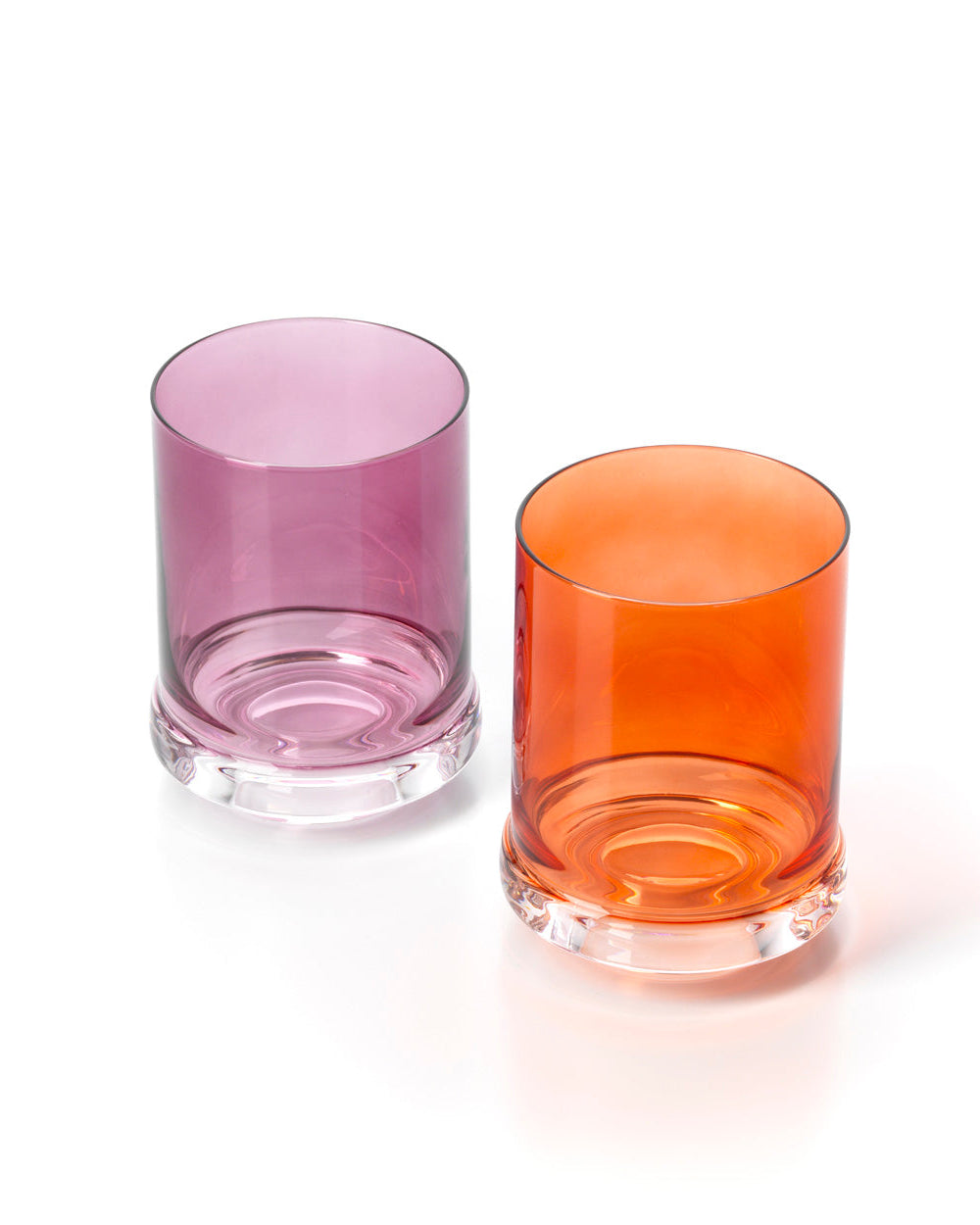 DOF - Bicchiere in vetro riciclato viola
