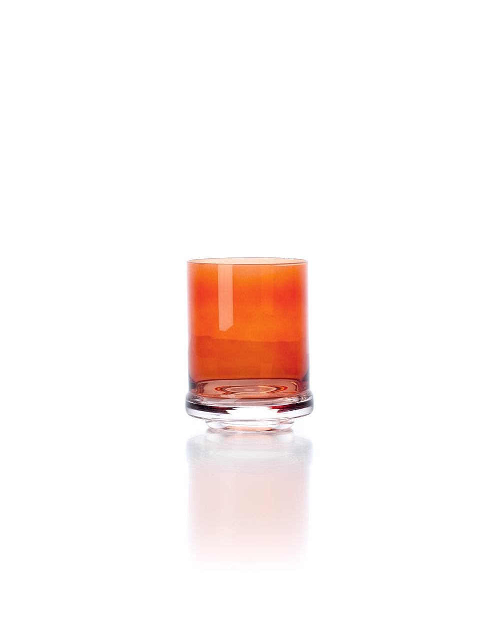 DOF - bicchiere in vetro riciclato arancione