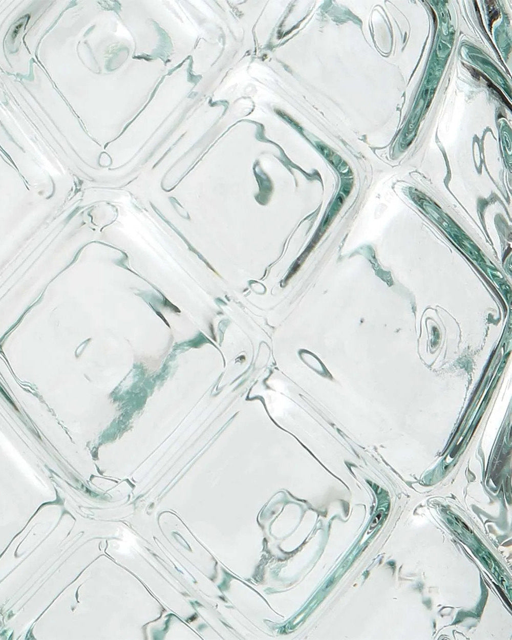 Ananas L - Bicchiere da cocktail in vetro riciclato azzurro