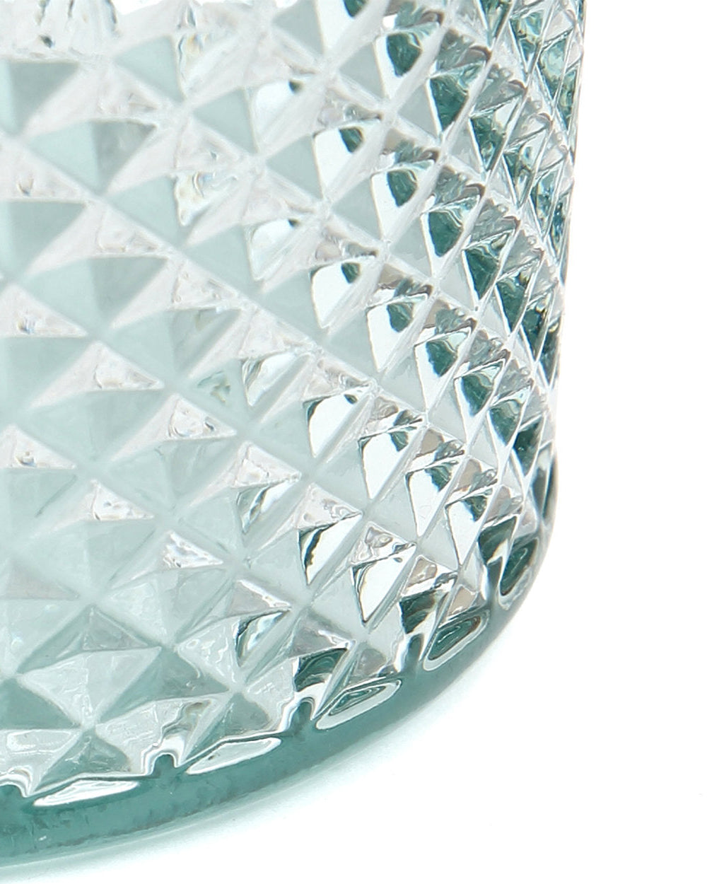 Zuanshí S - Bicchiere in vetro riciclato azzurro chiaro