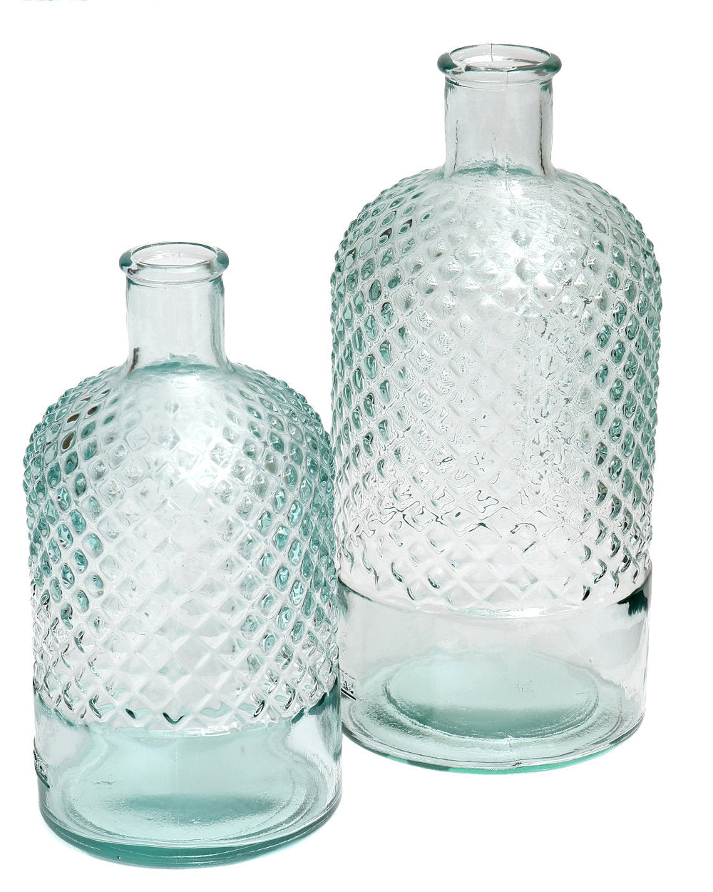 Zuanshí M - Bottiglia in vetro riciclato azzurro chiaro