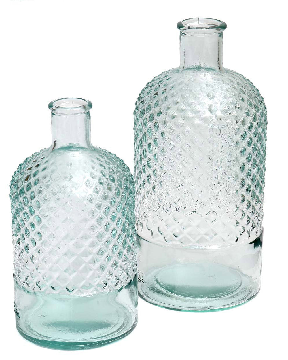 Zuanshí S - Bottiglia in vetro riciclato azzurro chiaro