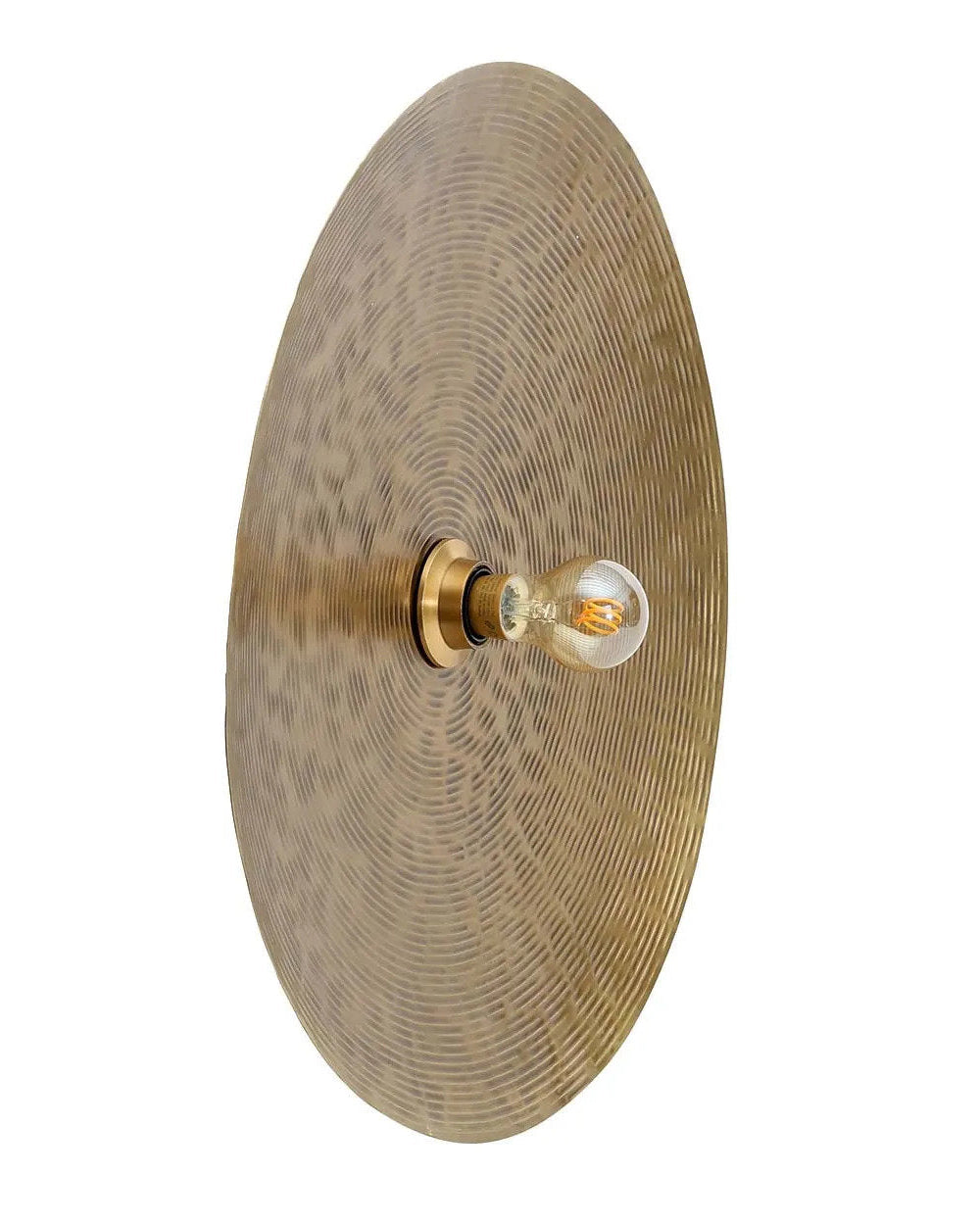 Luna M - Lampada da parete in ottone