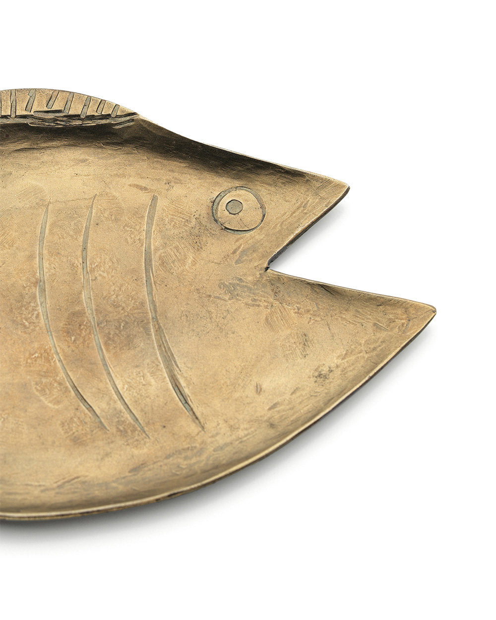 Dori M - Vassoio in ottone a forma di pesce