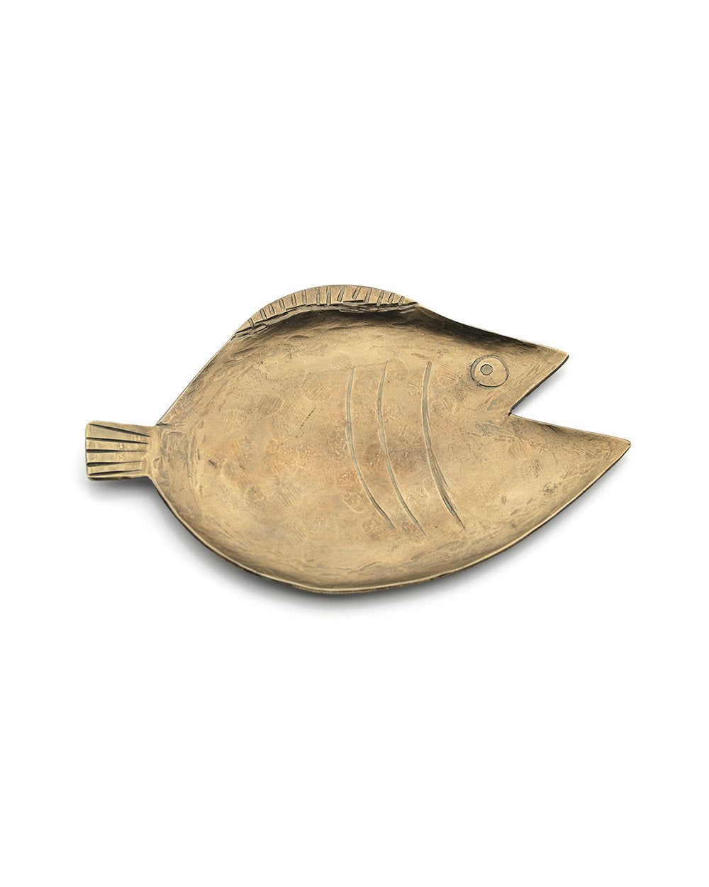 Dori M - Vassoio in ottone a forma di pesce