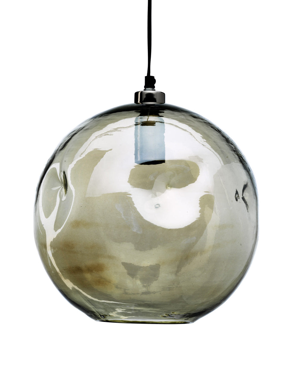 Bubbella - lampada a sospensione in vetro verde pallido