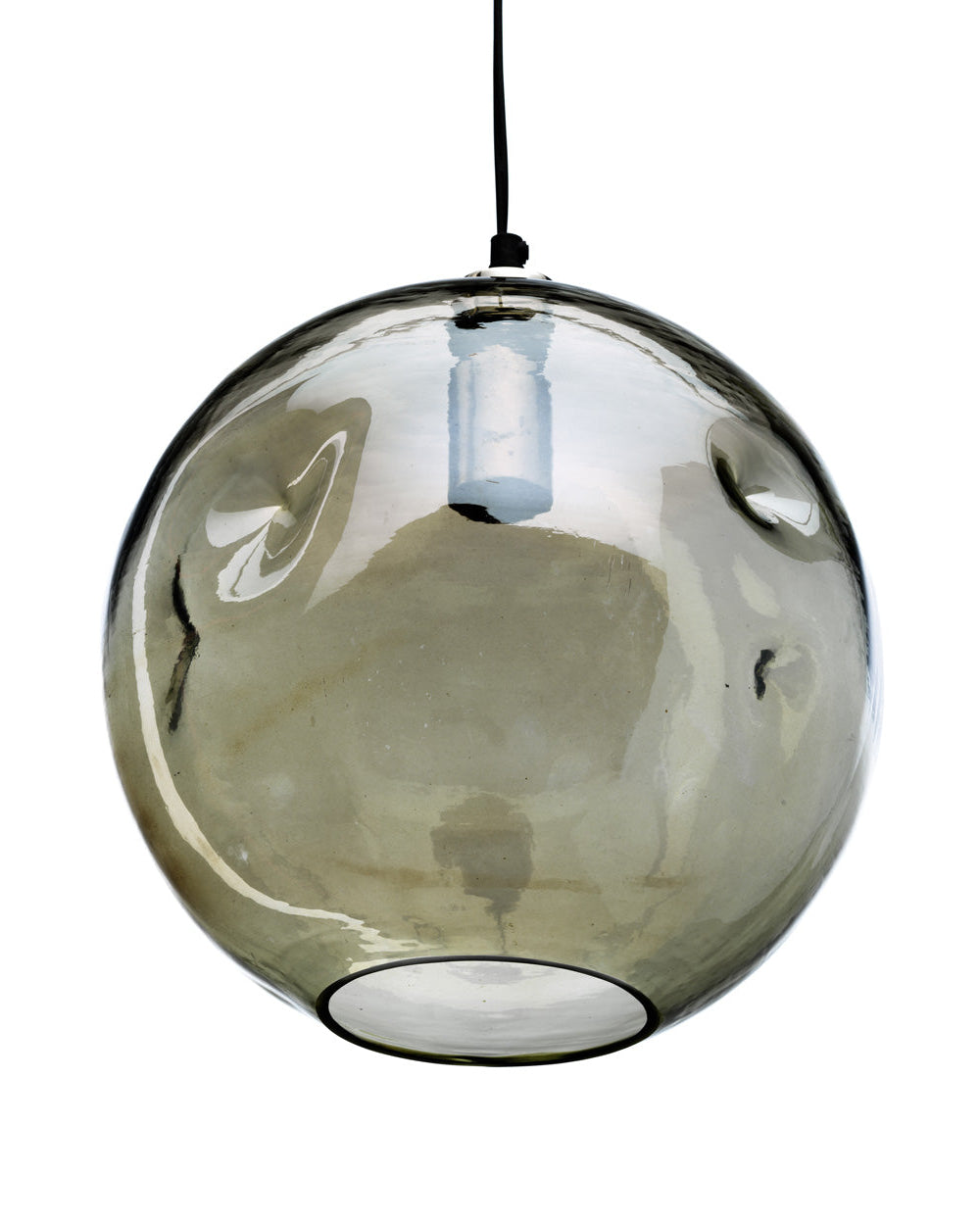 Bubbella - lampada a sospensione in vetro verde pallido