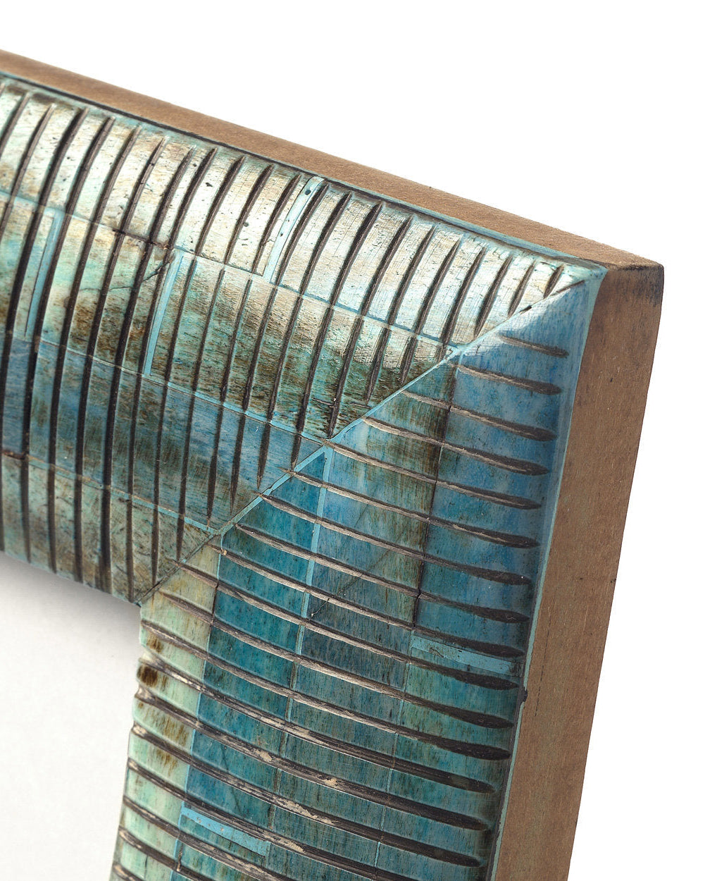 Ocean Ripple - cornice Turchese - 10x10