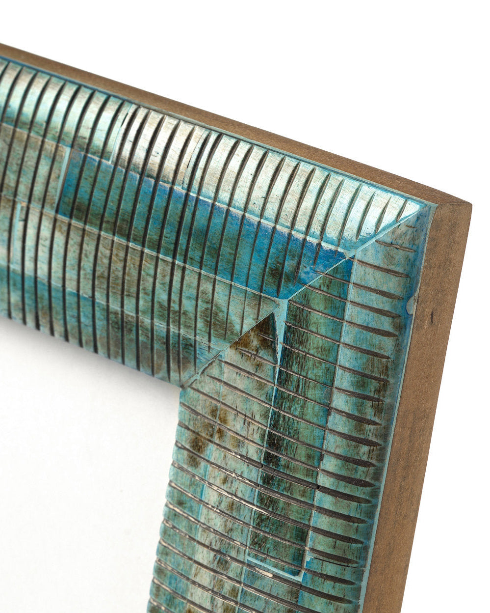 Cornice Ocean Ripple - Turchese - 10x15