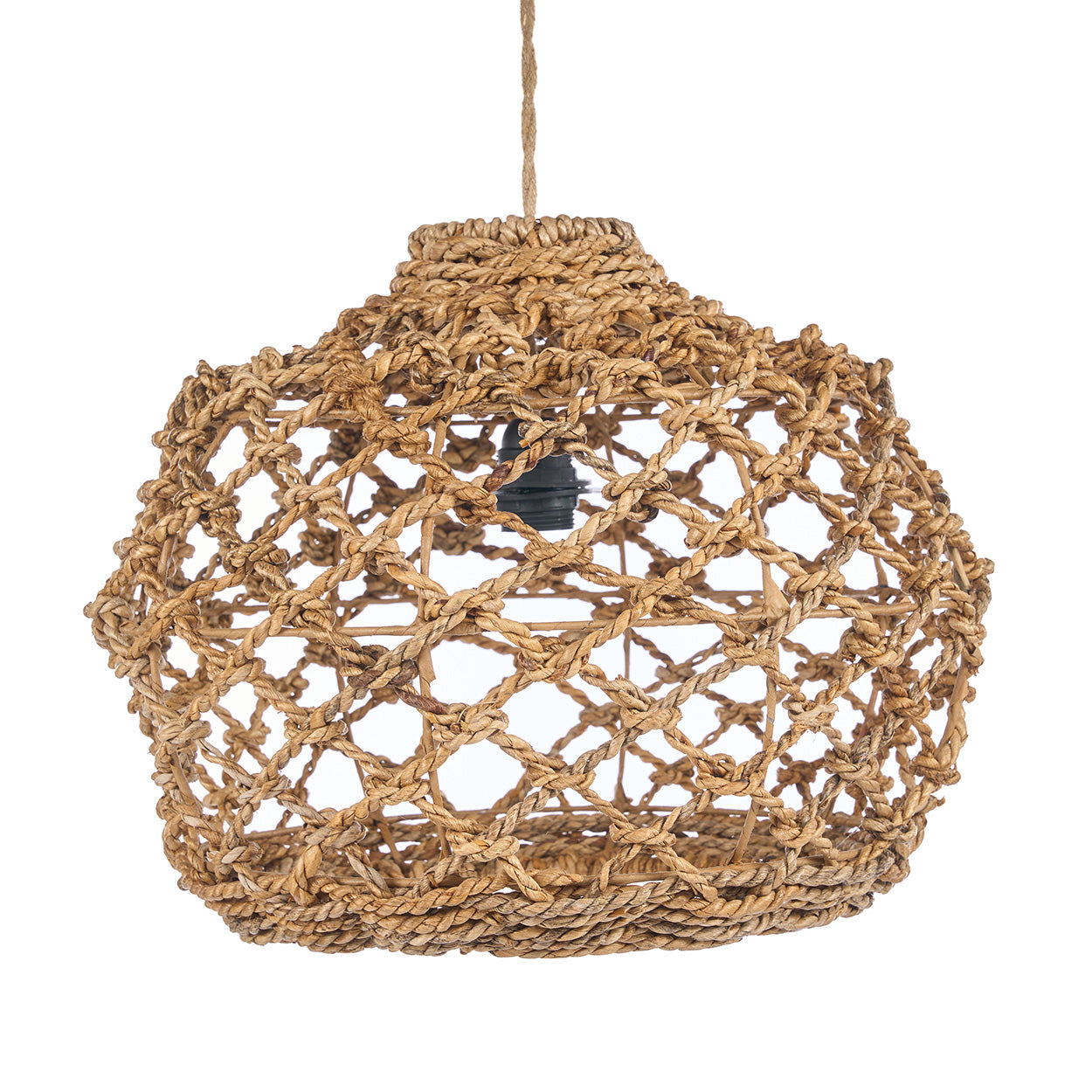 Banara L - Lampada a sospensione in foglie di banano