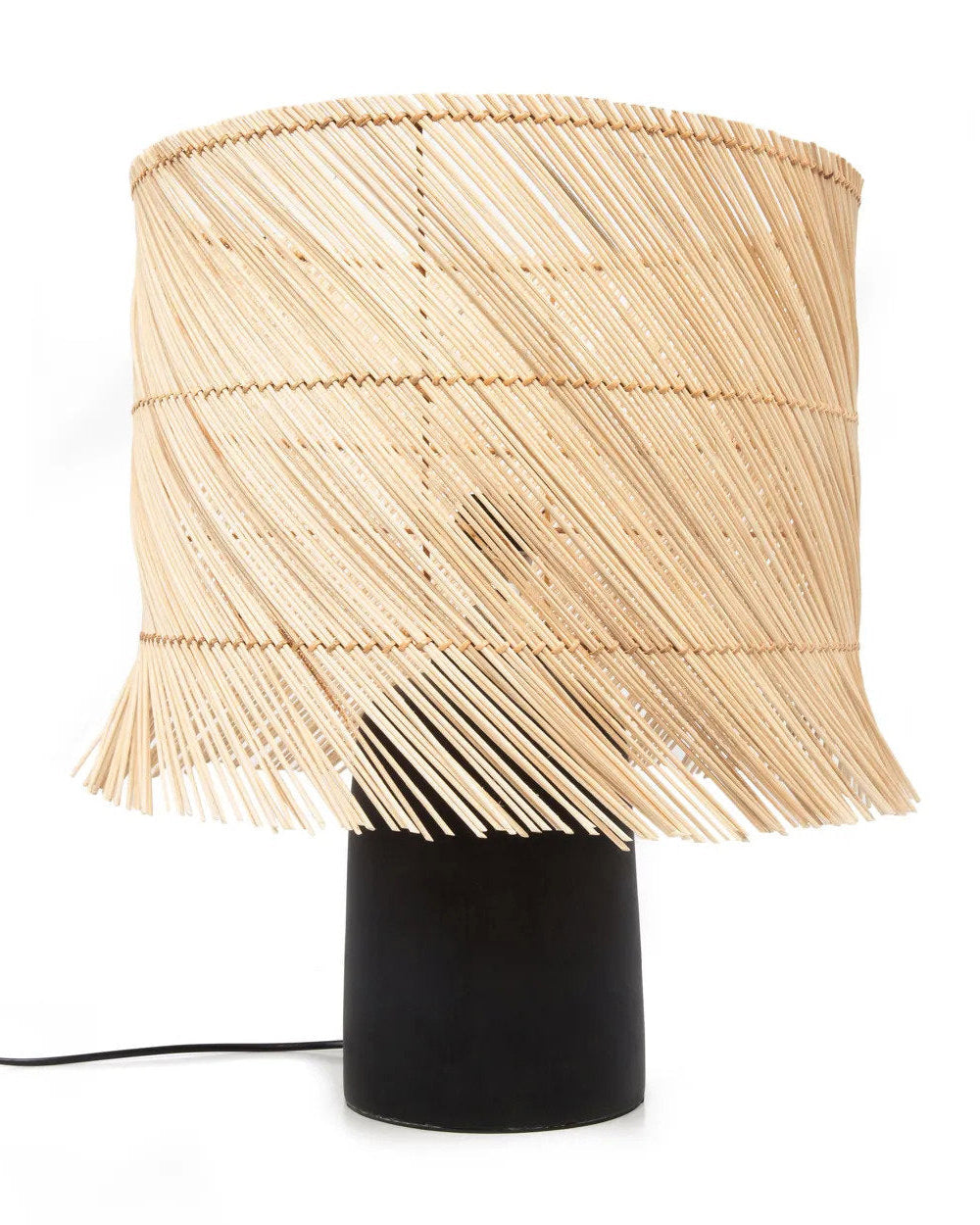 Jovi - Paralume per lampada da tavolo in rattan