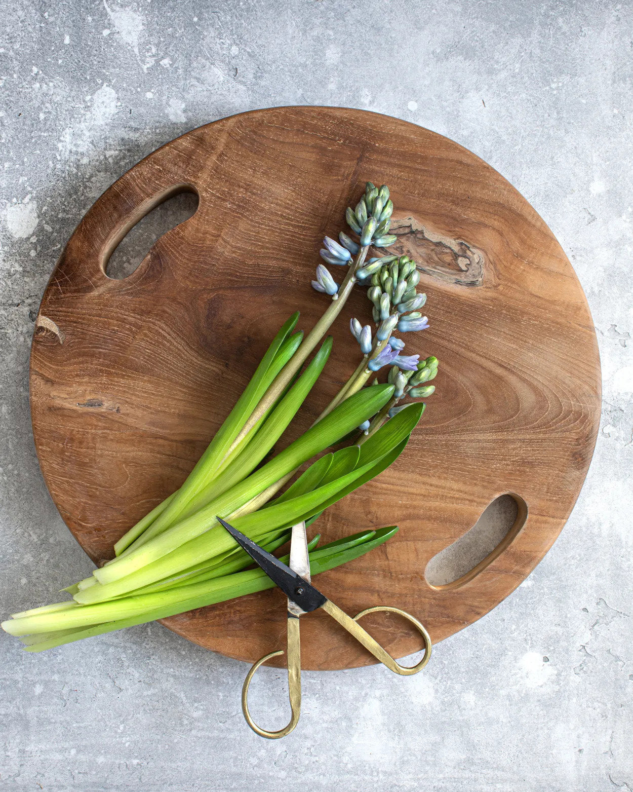 The teak root - Tagliere in teak naturale - L