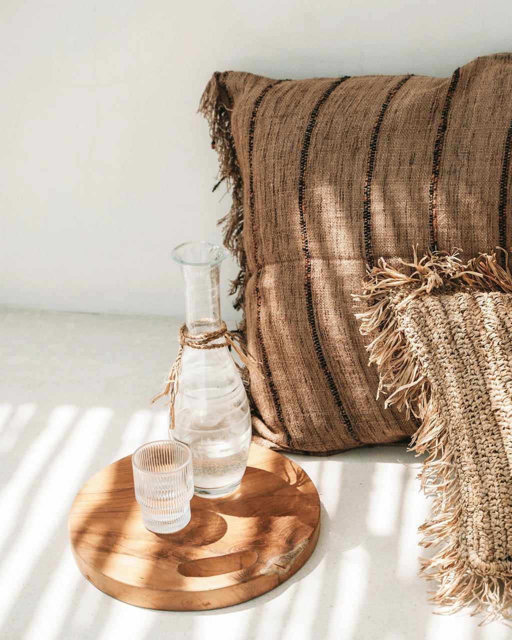 The teak root - Tagliere in teak naturale - S