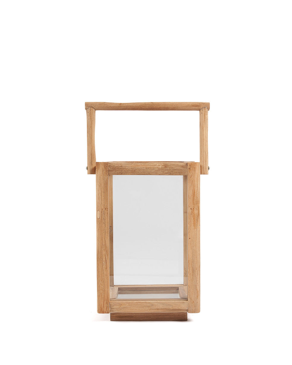Nusa S - Lanterna in teak e vetro