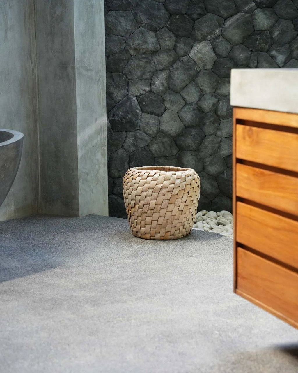 Chidi - cesto in banano intrecciato