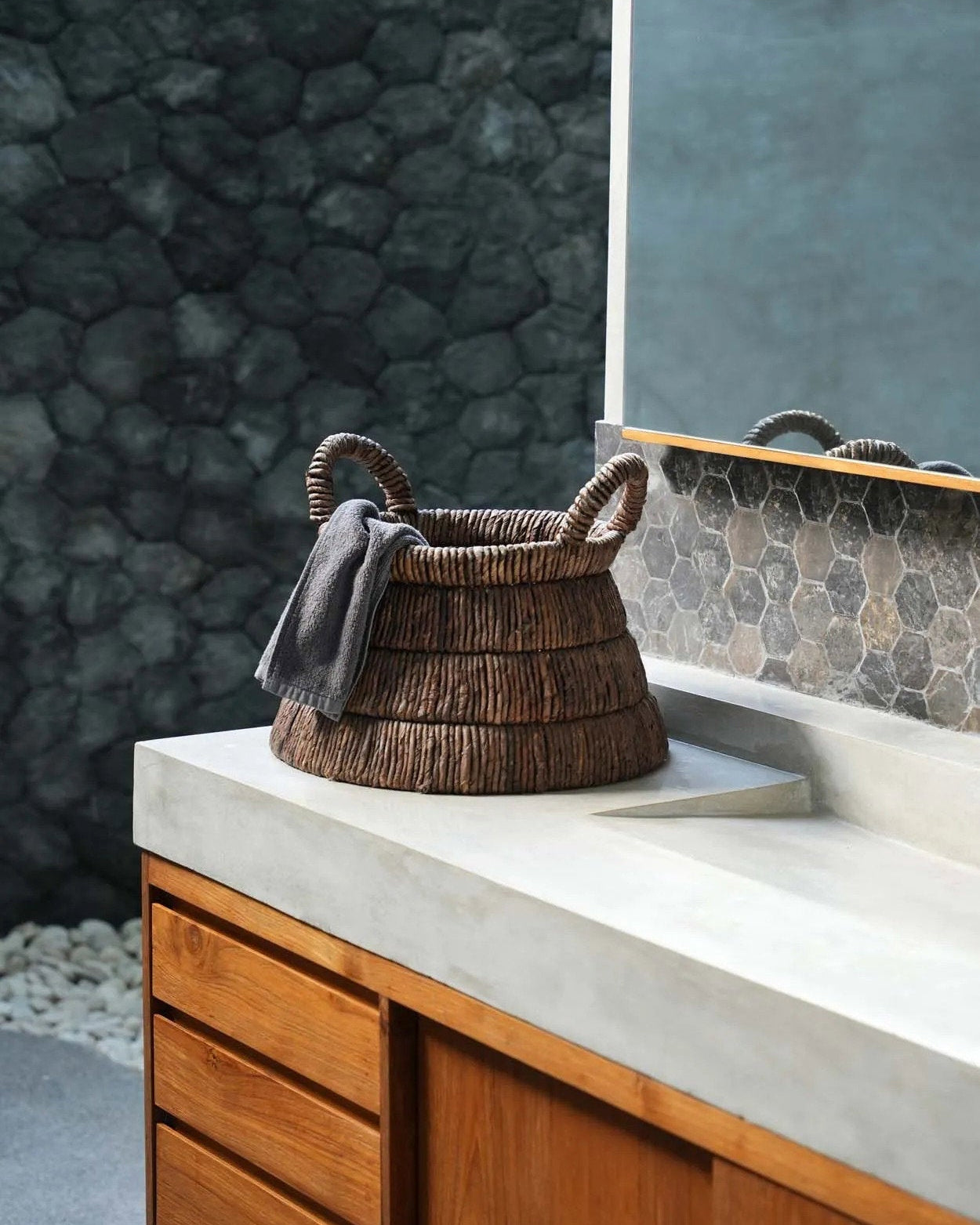 Chisomo - cesto in banano con manici