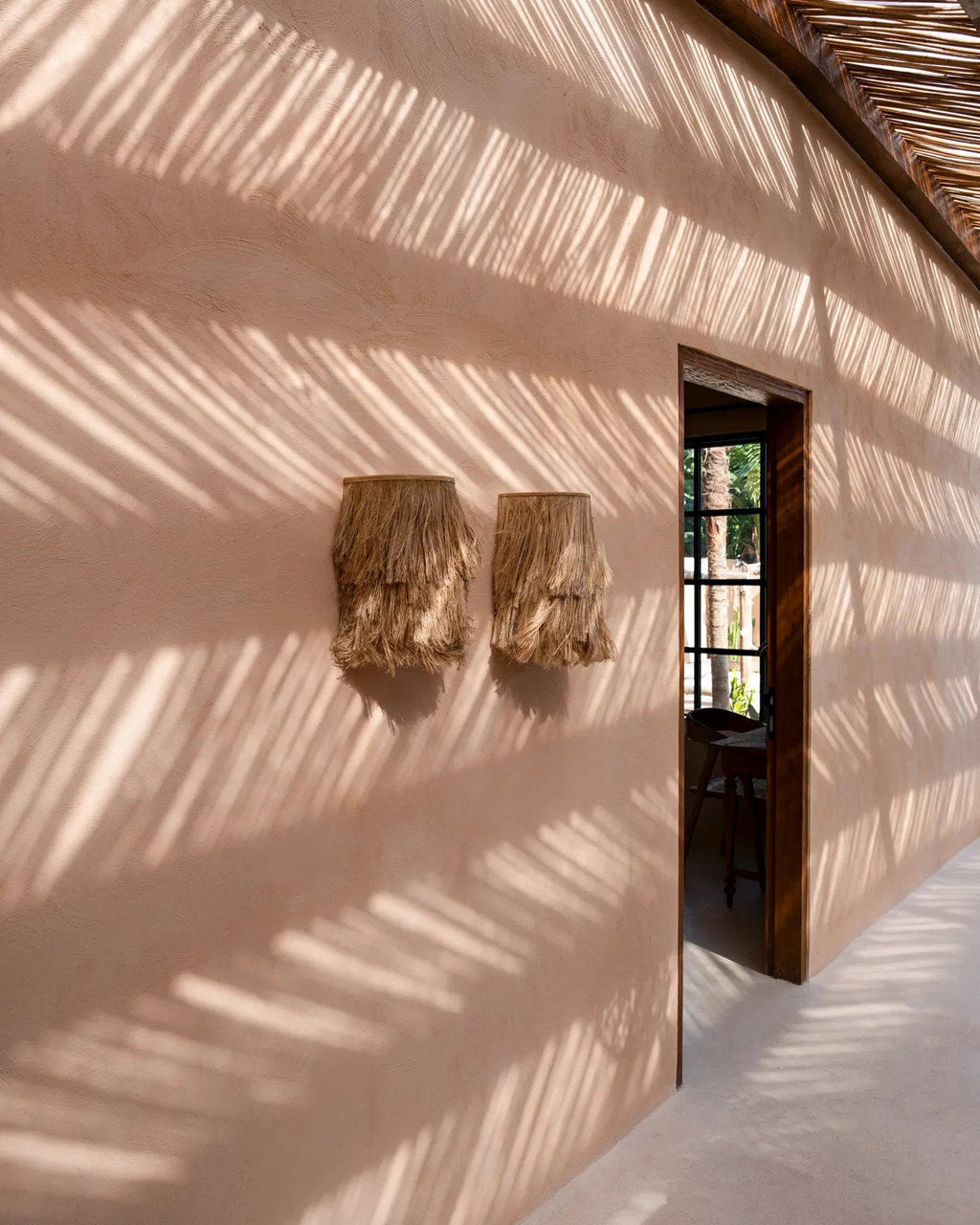 Perry S - Applique da parete in abaca
