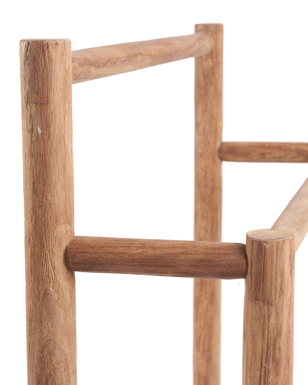 Teak - portasciugamani rustico in teak naturale