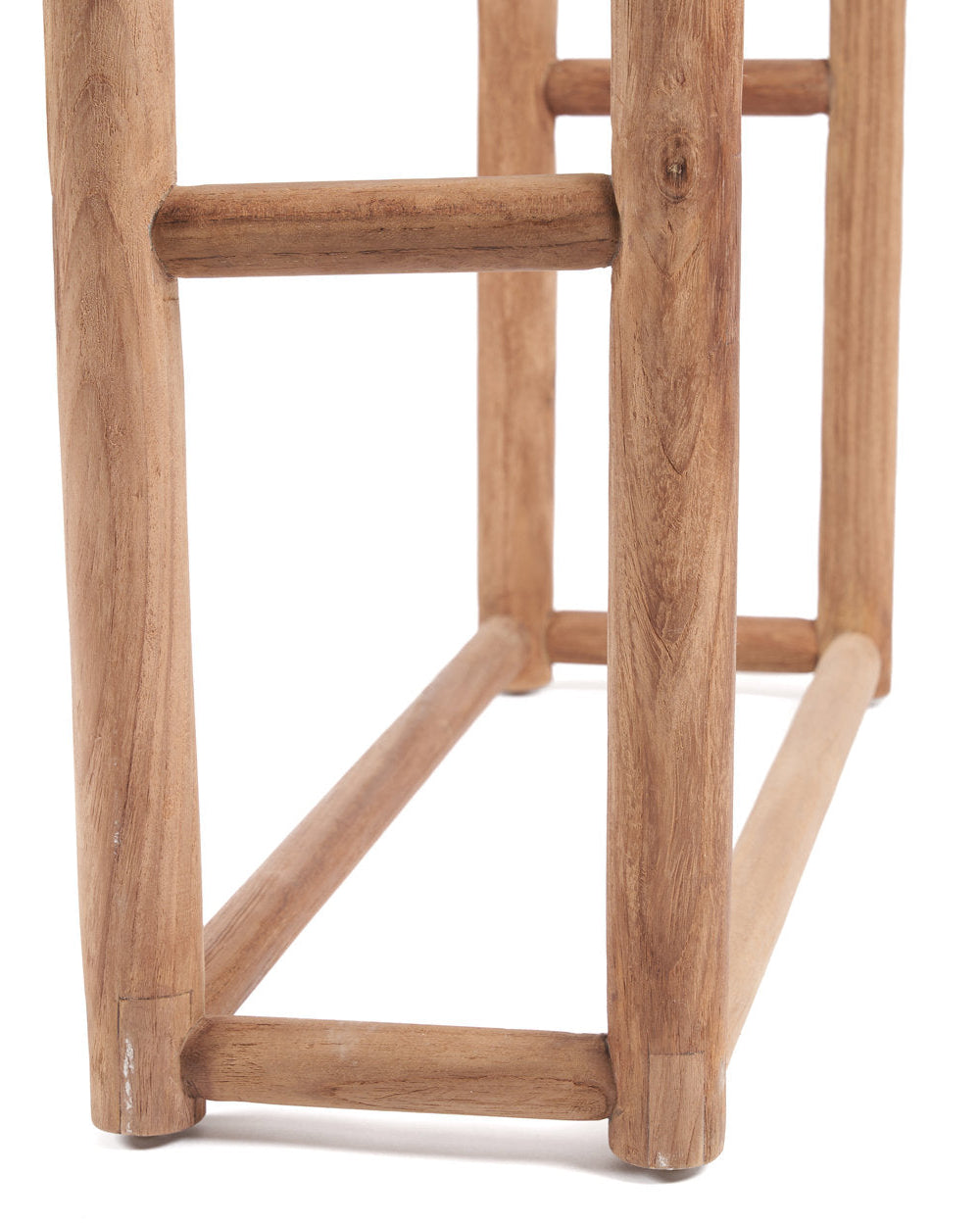 Teak - portasciugamani rustico in teak naturale