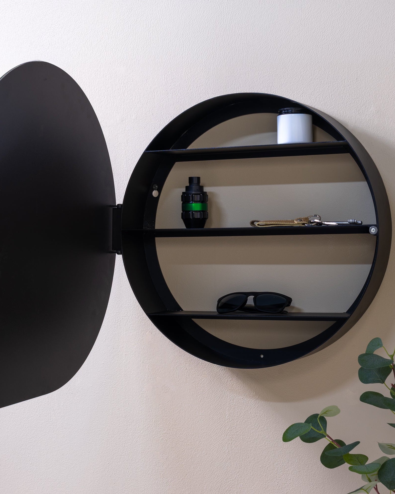 Sonnet L - Specchio da parete con mobile integrato