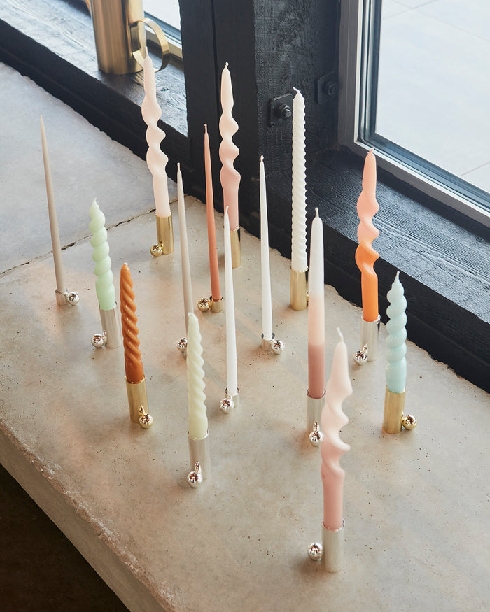 Palloa - Portacandele basso in metallo