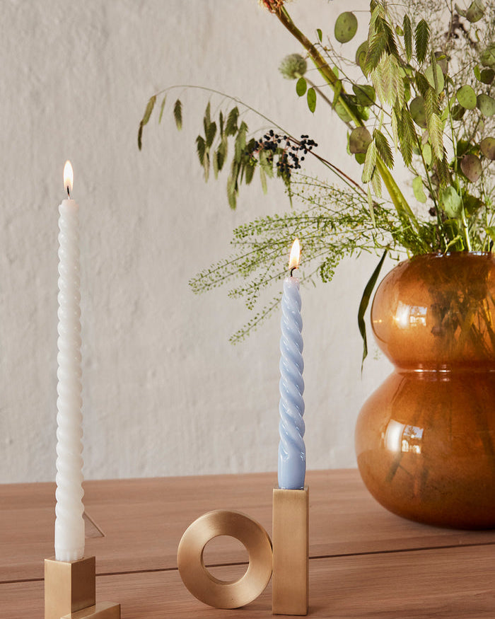 Lasi - Vaso in vetro soffiato ambra, grande