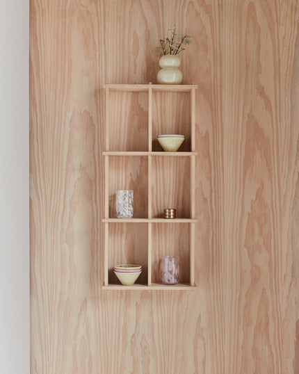 Jali - bicchiere in vetro trasparente maculato rosa