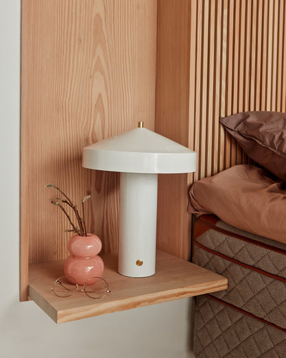 Hatto - Lampada da tavolo, bianca