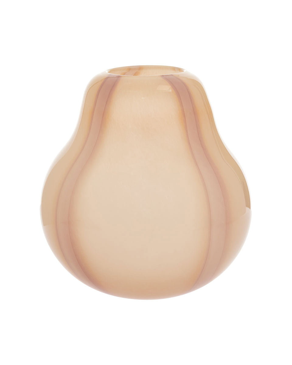Kojo - Vaso in vetro soffiato rosa, grande