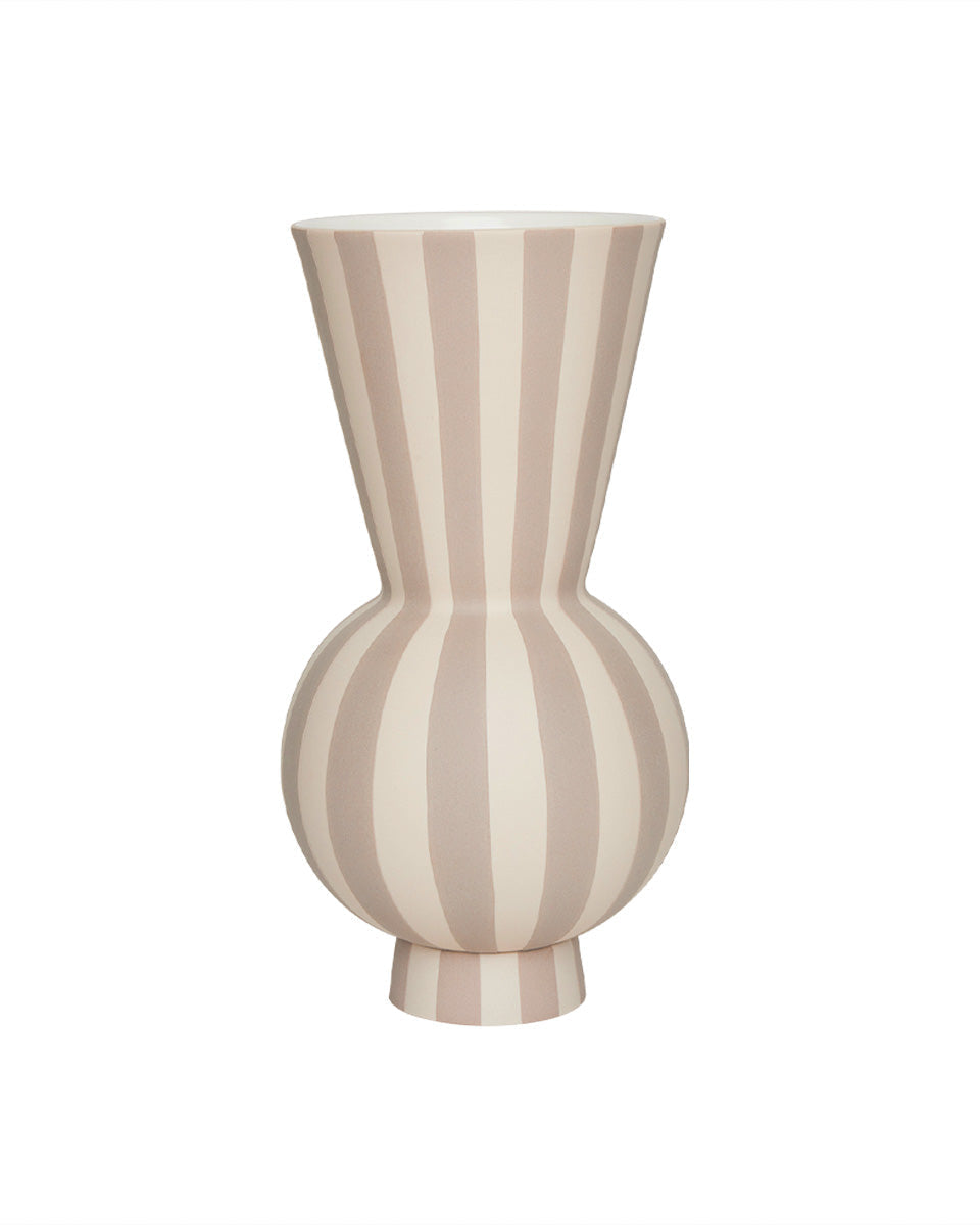 Toppu - Vaso rotondo a righe
