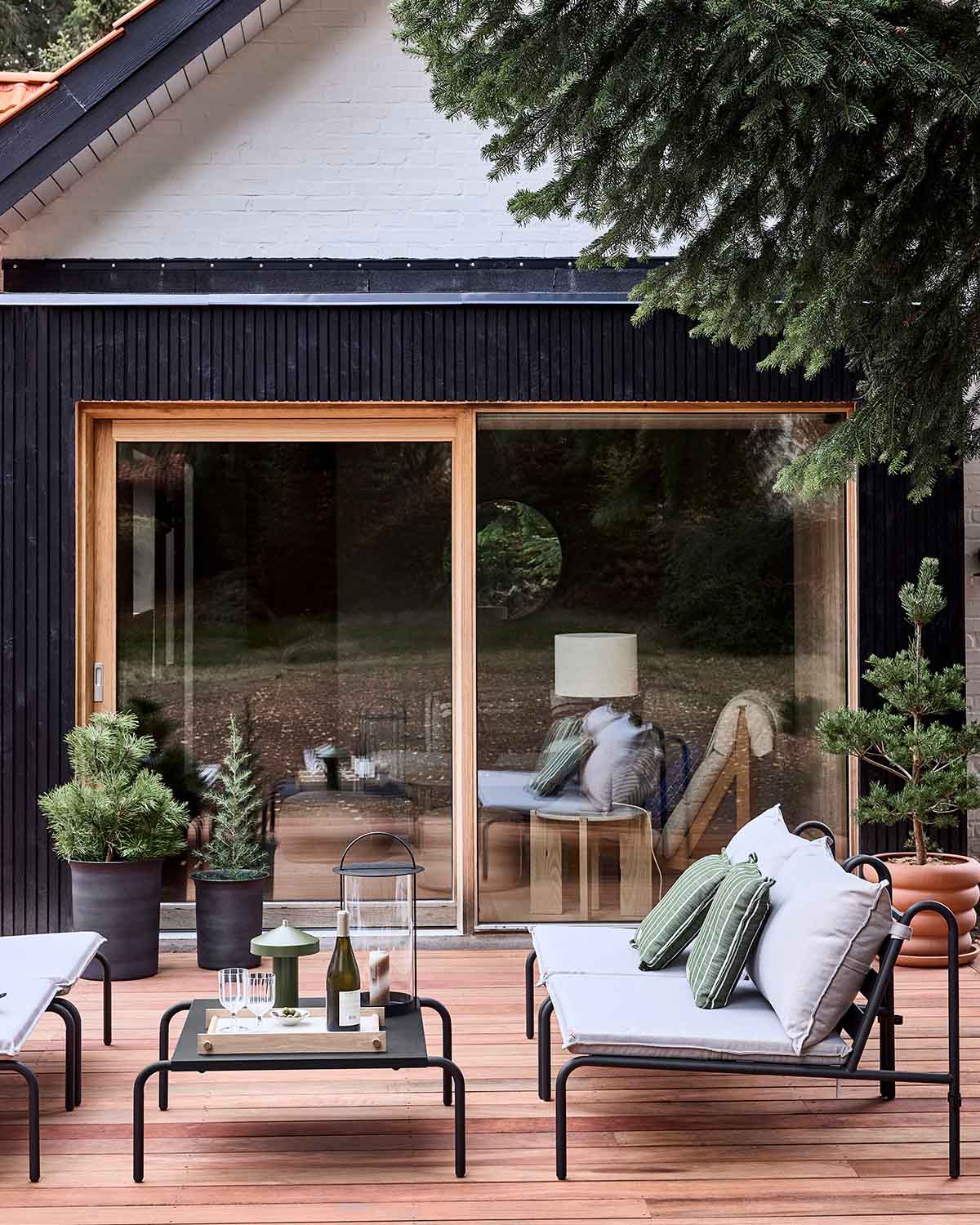 Kyoto - cuscino da esterno verde