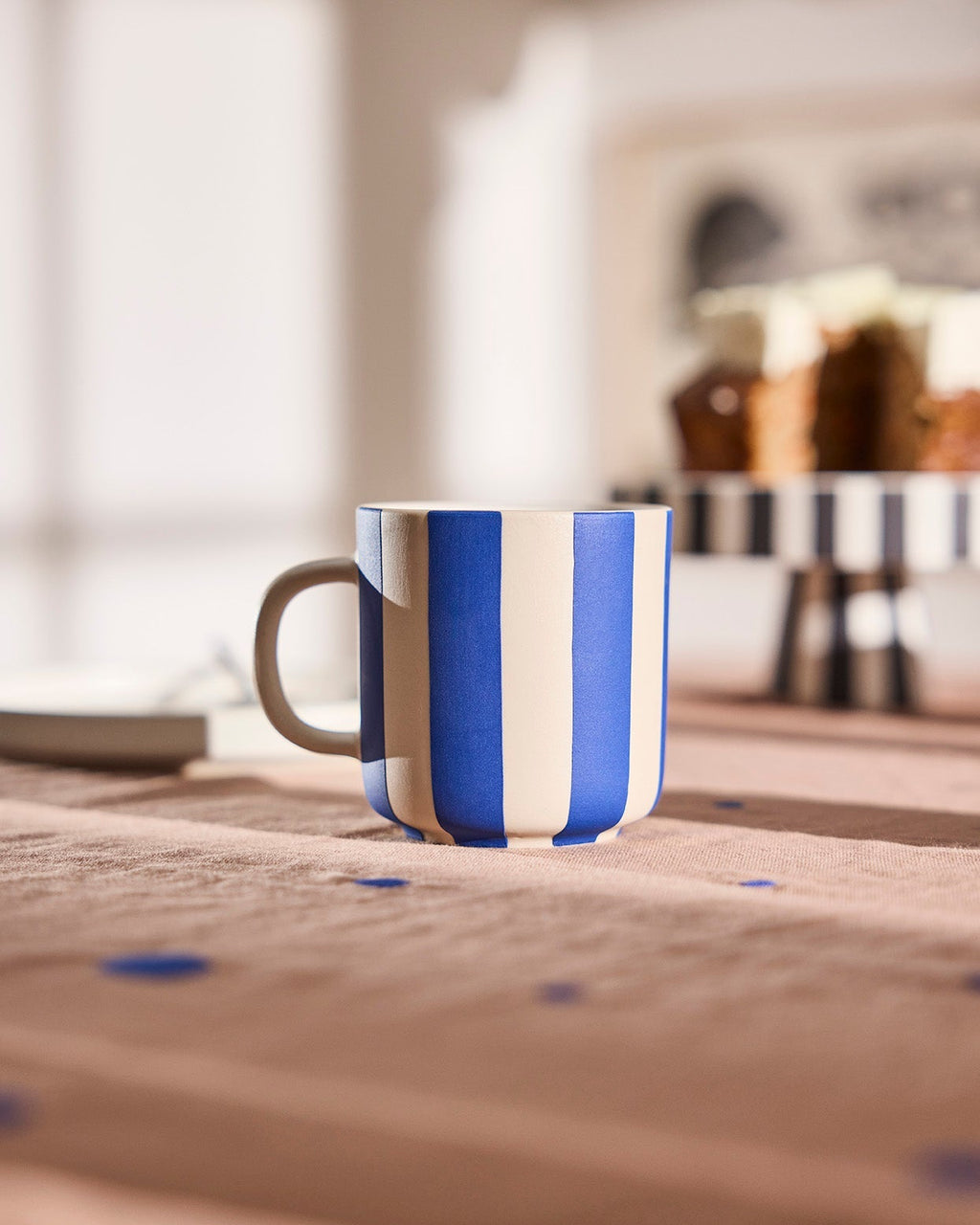 Toppu -  tazza a righe blu