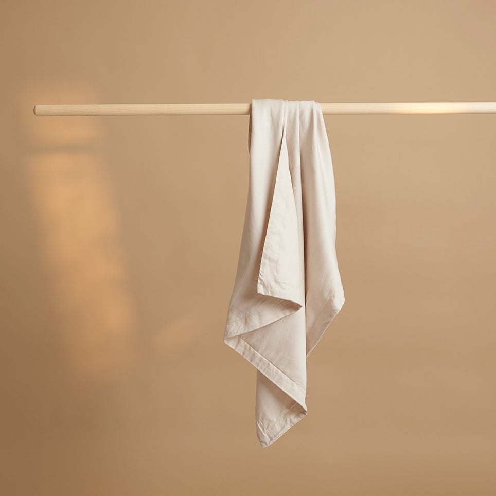 Tencel Twill - federa in Tencel beige, 50 x 70