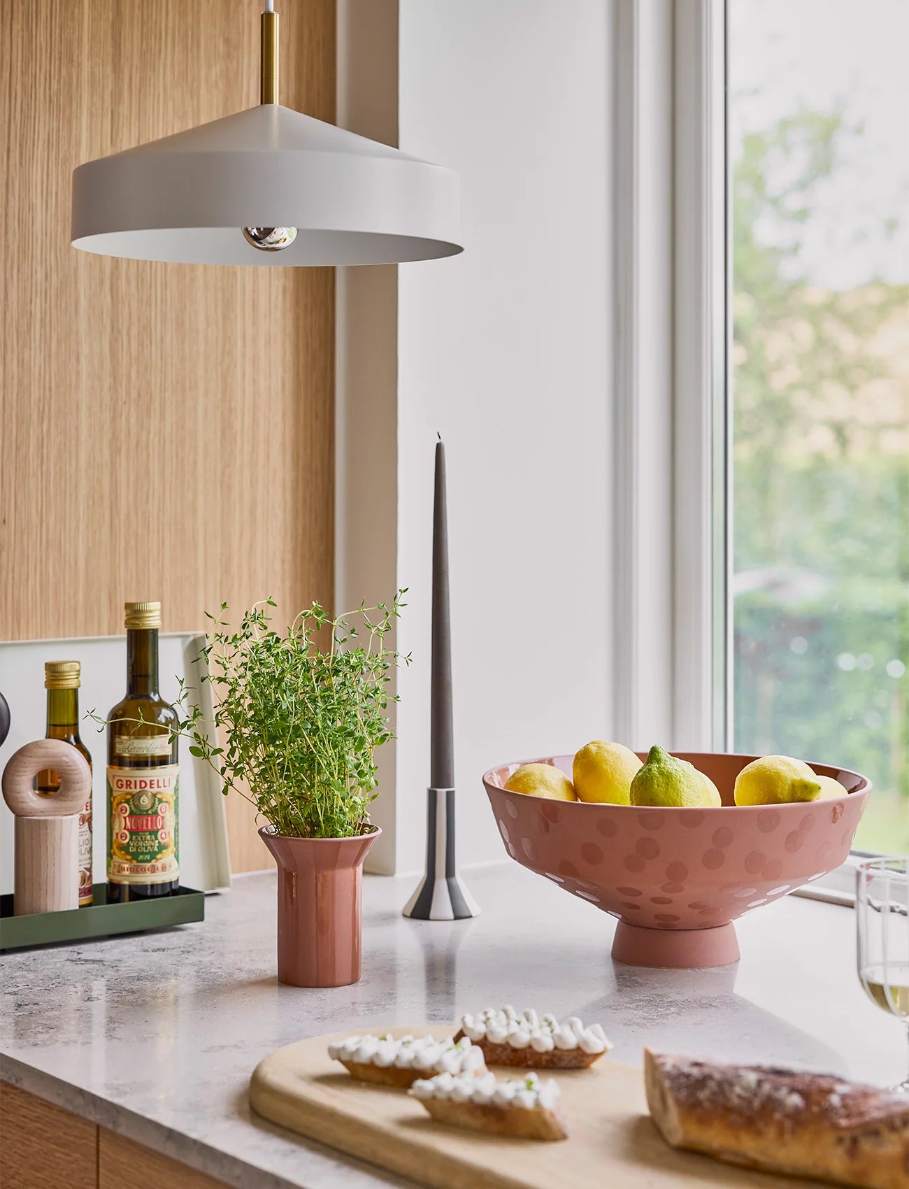 Luonto - Ciotola Grande in ceramica a pois