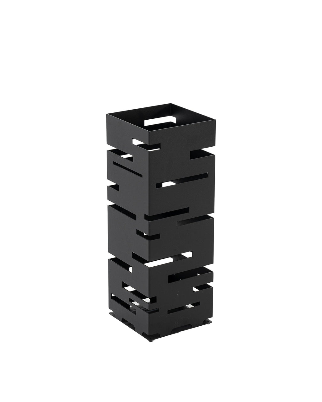 Modern - portaombrelli nero in acciaio