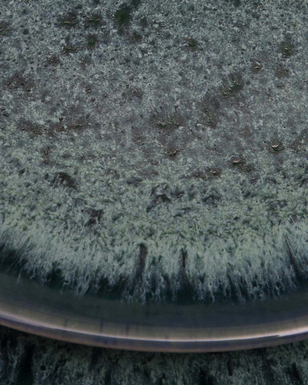 The Aqua - Piatto da pasta in ceramica portoghese aquamarina